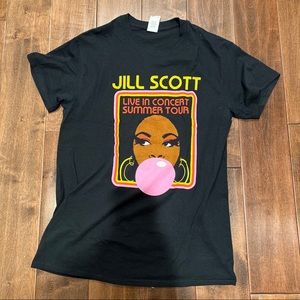 Jill Scott - Tour Shirt - w/ Locations On Back
